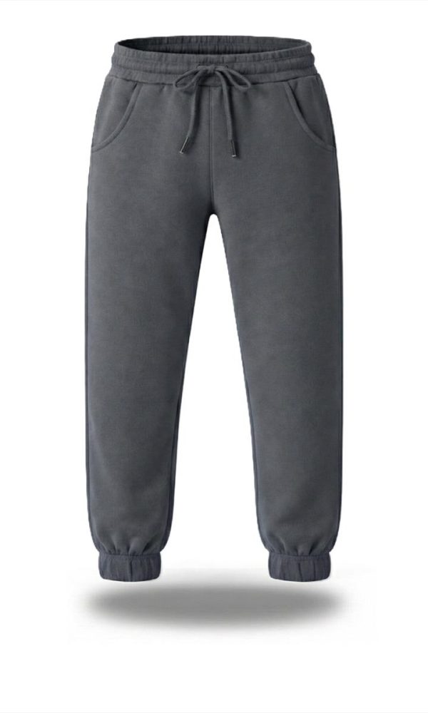 Unisex Joggingbroek – Jongens & Meisjes – Maat 98 t/m 164 – Grijs Antraciet